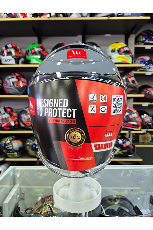 Cosmo SV Solid A2 Nardo Gri Açık Kask - 4