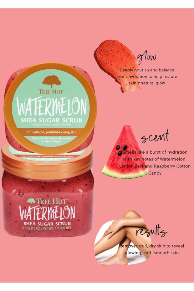 Tree Hut Watermelon Shea Sugar Scrub 510g - 6