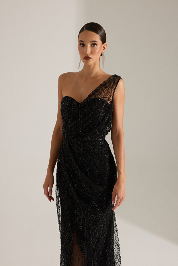 ELEANOR SİYAH ELBİSE - 2