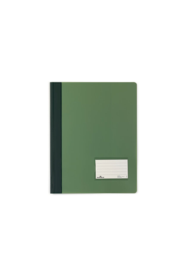 Plastic file folder with Duralux Durable label, Green - 1