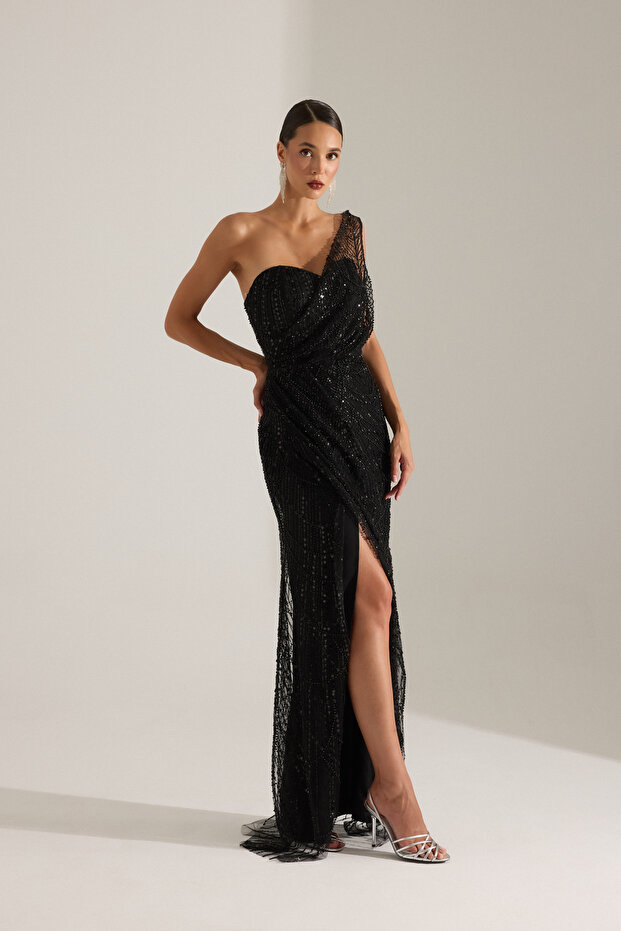 ELEANOR SİYAH ELBİSE - 7