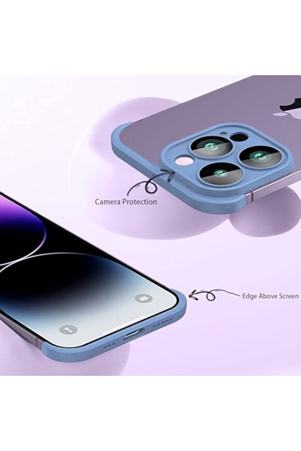 Case Compatible for iPhone 13 Pro Max Case Borderless Design Camera Lens Protection Thin Lightweight - 8