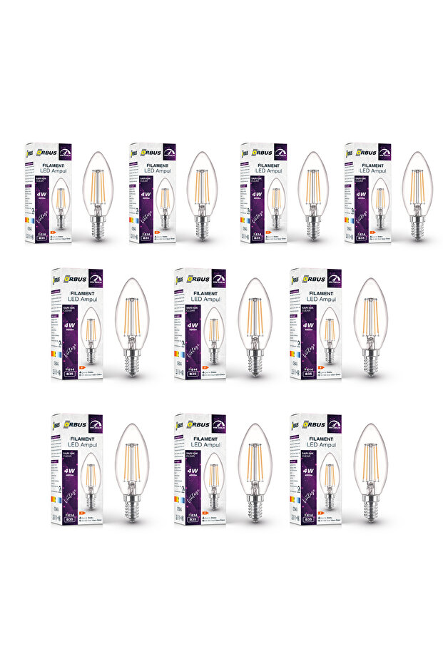 4W E14 Filament LED Ampul - Dim Edilebilir – DBC3 - 1