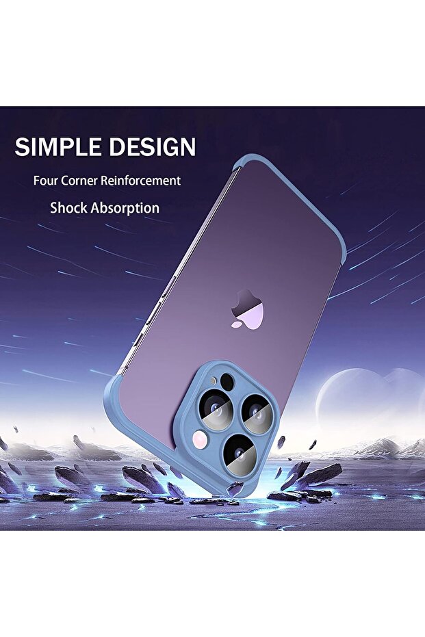 Case Compatible for iPhone 13 Pro Max Case Borderless Design Camera Lens Protection Thin Lightweight - 5