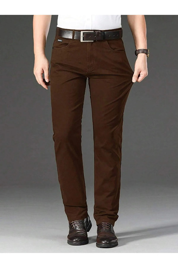 Erkek Regular Fit Non-Denim Pantolon - 2