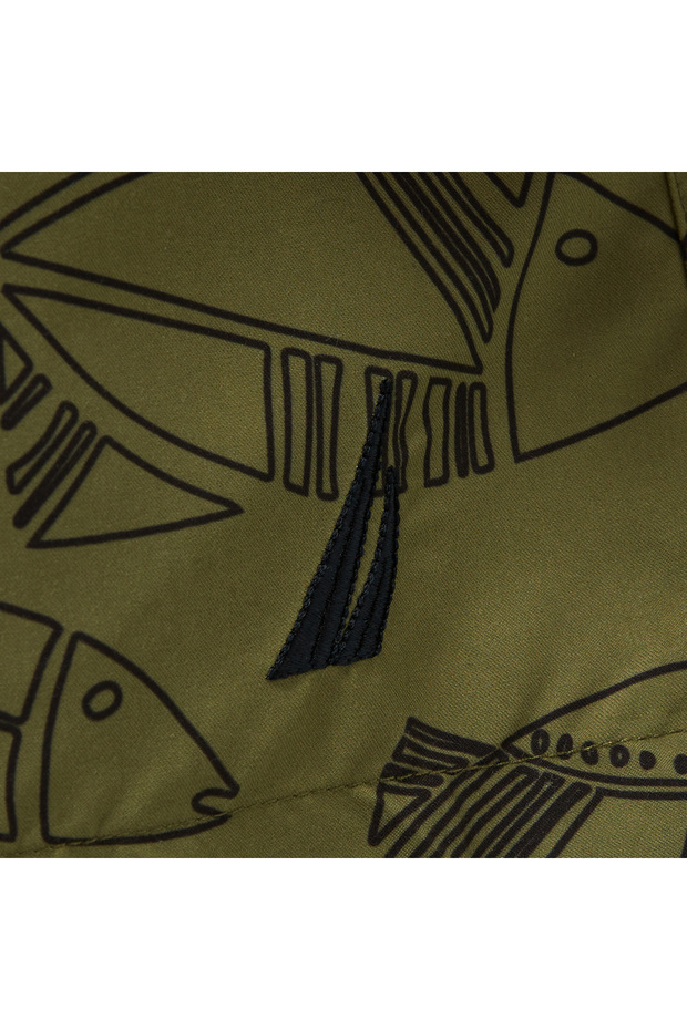 Erkek Yeşil Deniz Şortu - 5