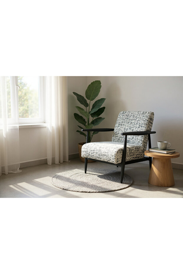 Vega İskandinav Tarzı Masif Kayın Berjer – Hazır Kurulum - 1