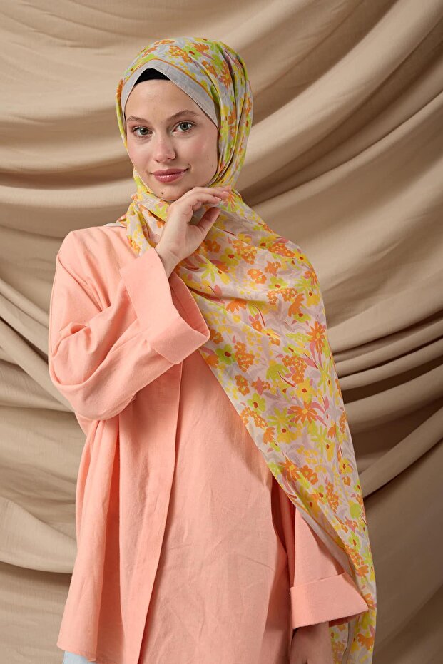 Patterned Soft Shawl 70019-22 - 4