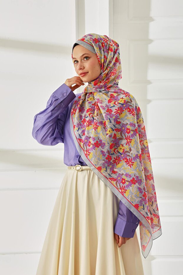 Patterned Soft Shawl 70019-01 - 4