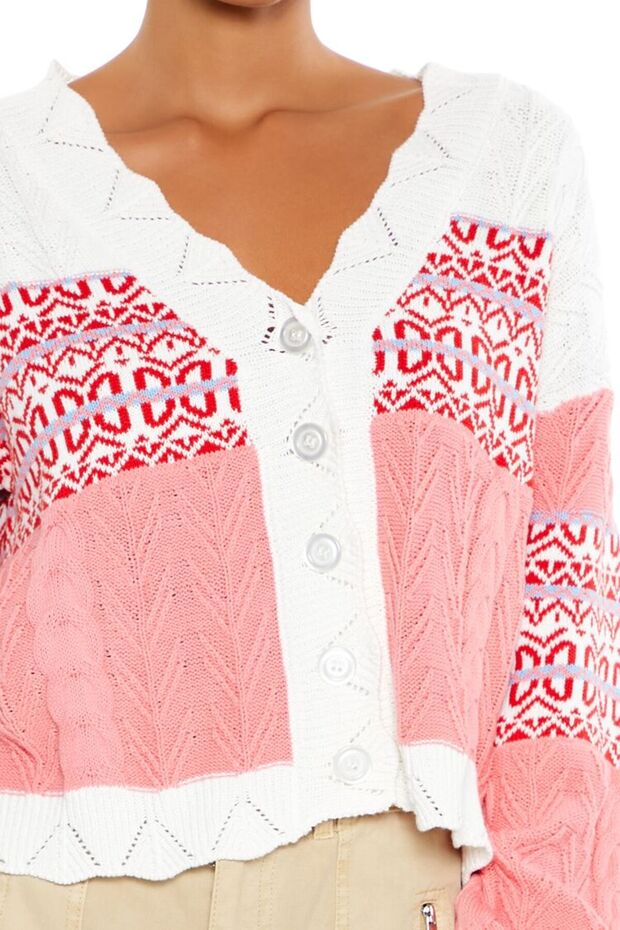 Patchwork Örgü Hırka - 5