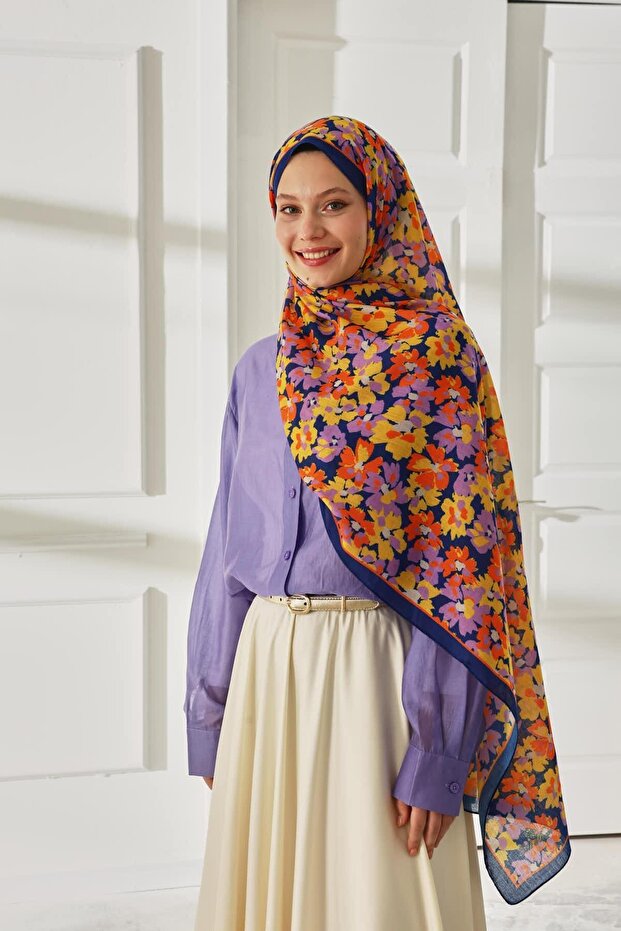 Patterned Soft Shawl 70020-04 - 1