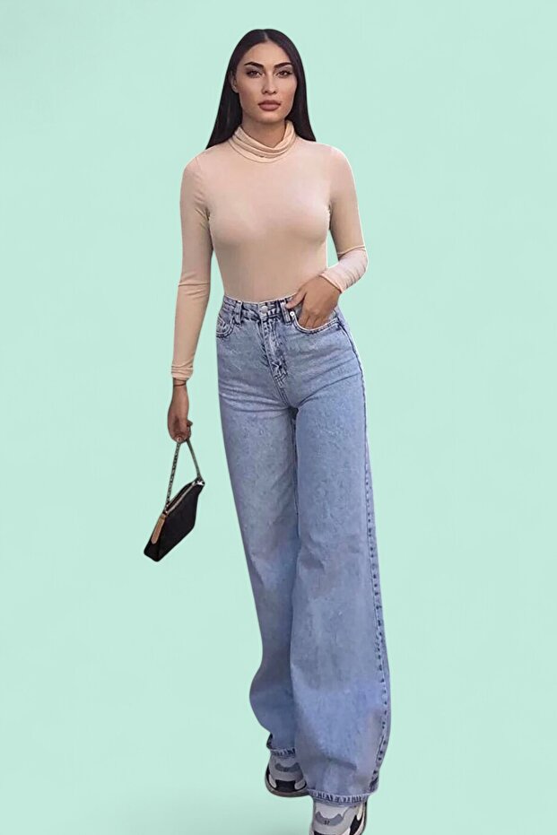 Light Blue High Waist Jeans
