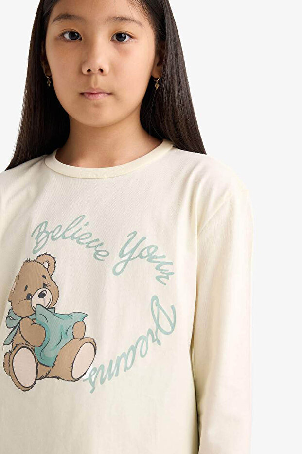 Ecru Girl's Top and Bottom Set F6219A8/Er134 - 5