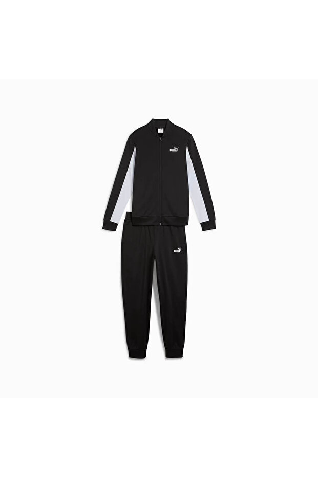 Baseball Poly Suit Siyah Kadın Eşofman Takımı 685078-01 - 6