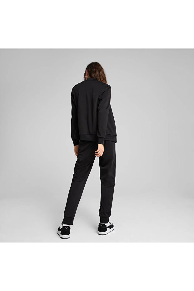 Baseball Poly Suit Siyah Kadın Eşofman Takımı 685078-01 - 4
