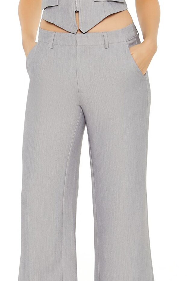 High-Rise Flare Pantolon - 3