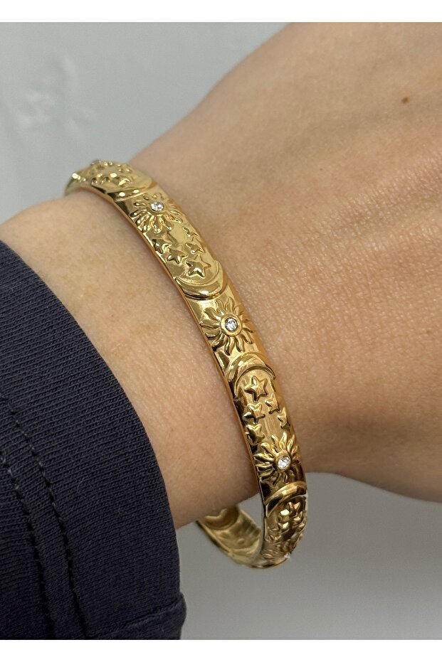 Steel Galaxy Bracelet (0.50 cm Thickness)