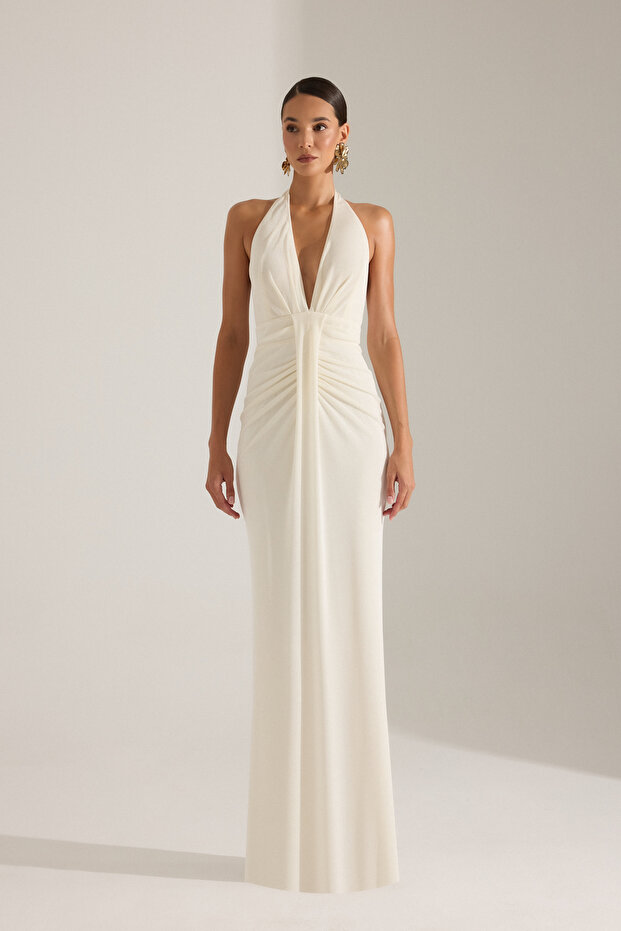 JENNY EKRU ELBİSE - 1