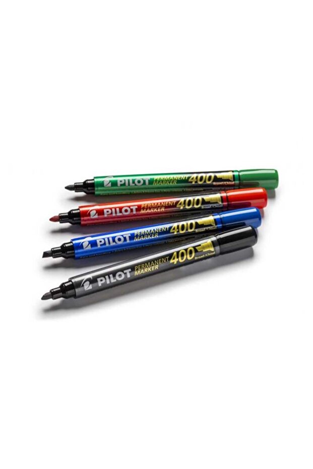 P400 permanent marker, beveled tip, 4 mm, red - 5