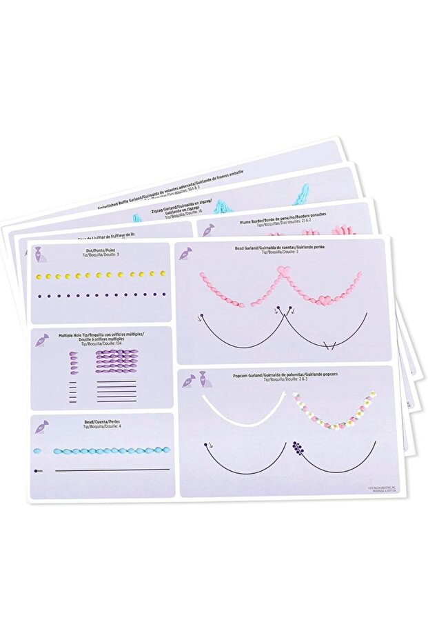 Decorating Techniques Practice Board - Wilton - 4