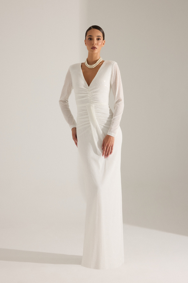 GIUSEPPINA BEYAZ ELBİSE - 2