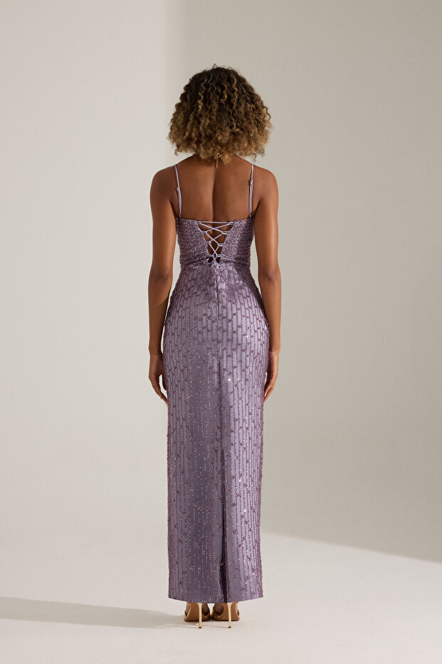 MILICA LİLA ELBİSE - 4