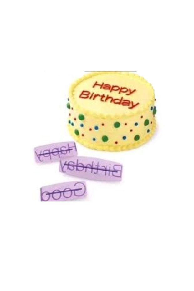 Various Message Printer Set, 6 pcs. - Wilton - 2