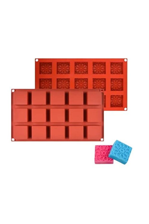 قالب كيك سيليكون مربع الشكل - 1