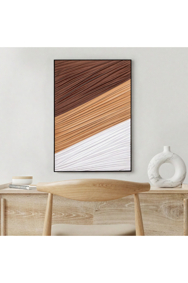 لوحة جدارية عصرية متعددة الالوان تناسب مختلف انماط الديكور 120*80 سم - 2