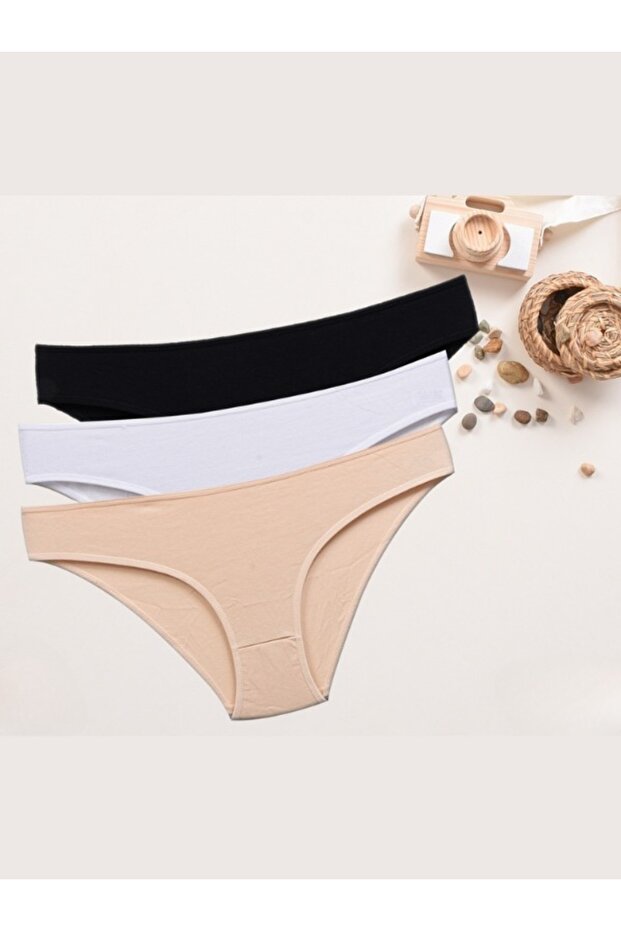 KADIN SOFT 3'LÜ KADIN KÜLOT - 1