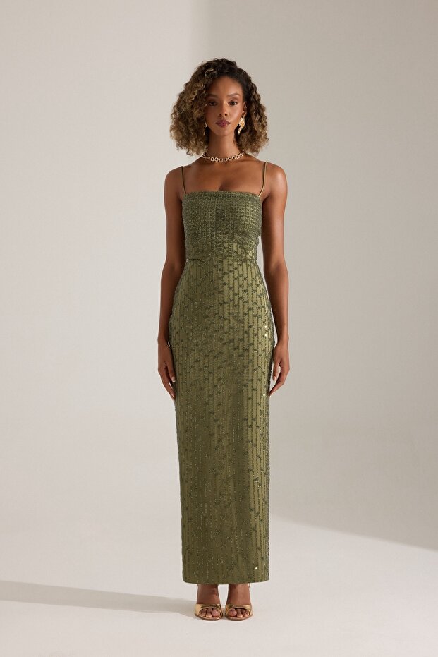 MILICA HAKİ ELBİSE - 1