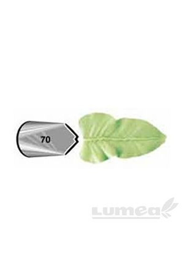 Leaf-shaped decorating tip, #70 - Wilton - 2