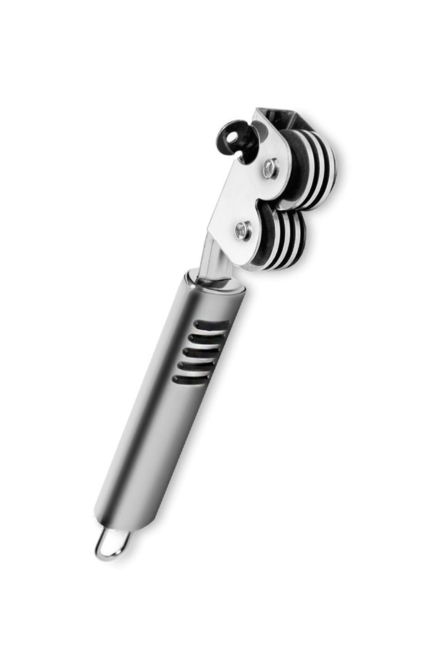 Stainless Steel Knife Sharpener With Handle,Silver Black,BB2244