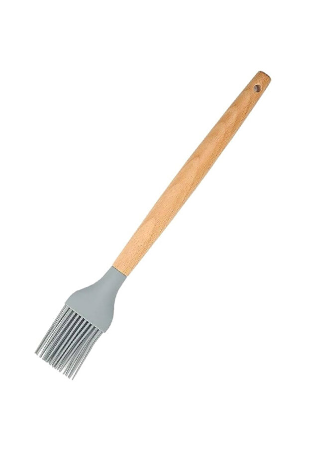 Slicon Brush With Wooden Handle,Sauce Brush,Oil Brush,BB2978