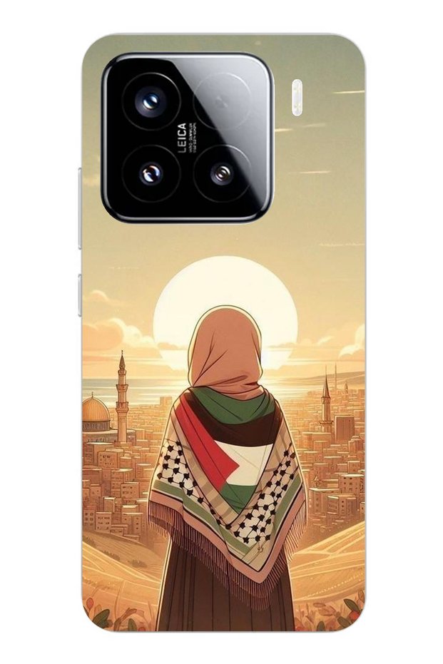 حافظة سيليكون شفافة متوافقة مع هاتف Xiaomi 15 Pro من فلستين فريديتي جيرل