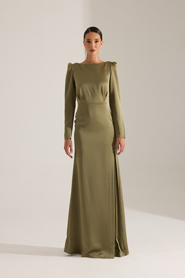 AMAYA HAKİ ELBİSE - 4