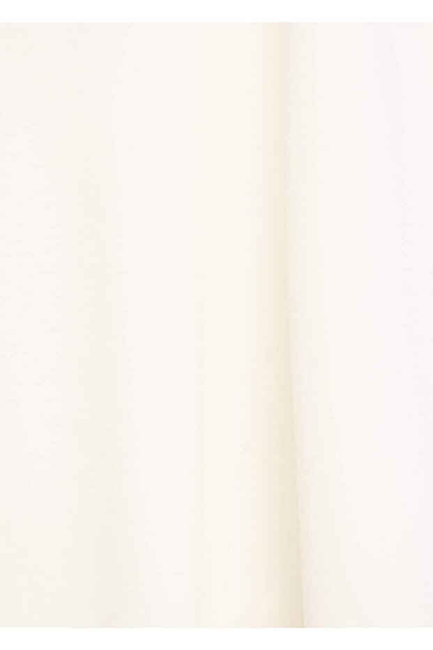 Yüksek yaka asimetrik kollu bluz - 8