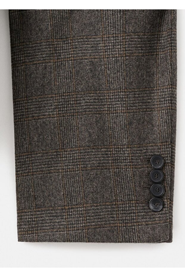 Yün blazer ceket - 7