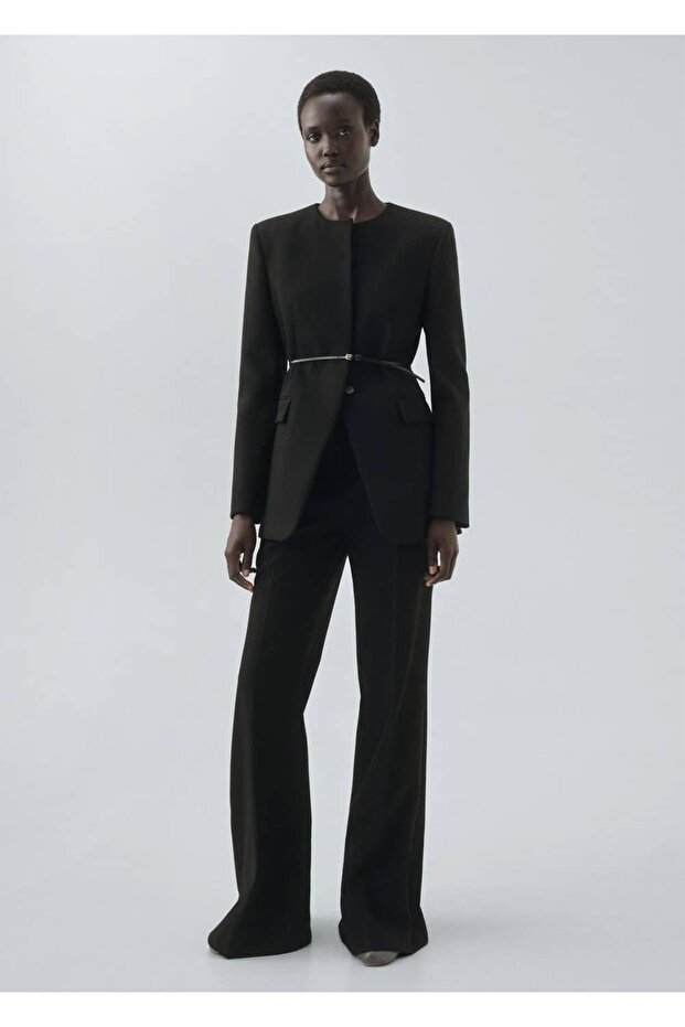 Dar kesim blazer ceket - 2