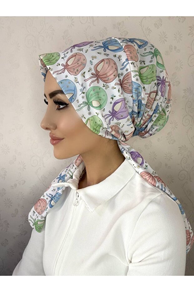 وشاح HB6 منقوش برباط خلفي
