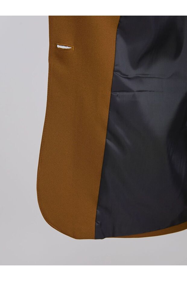 Krep Kadın Blazer Ceket - 5