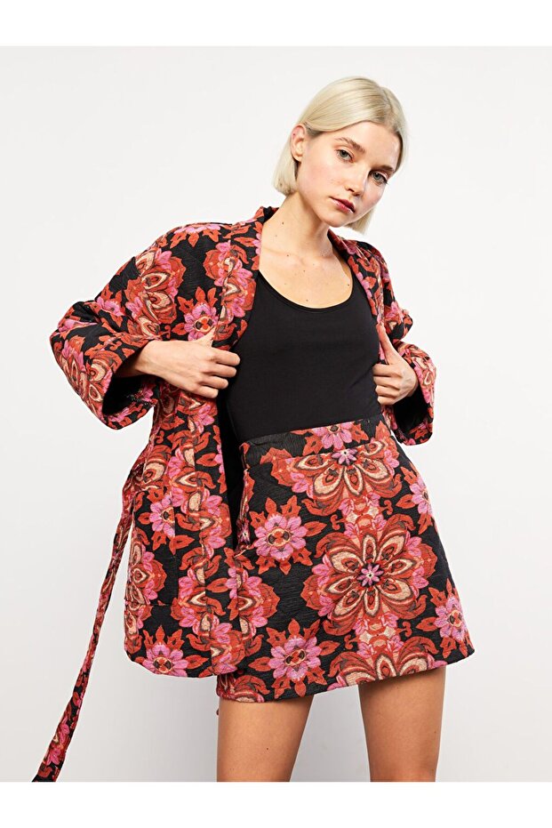 Desenli Kadın Etek - 3