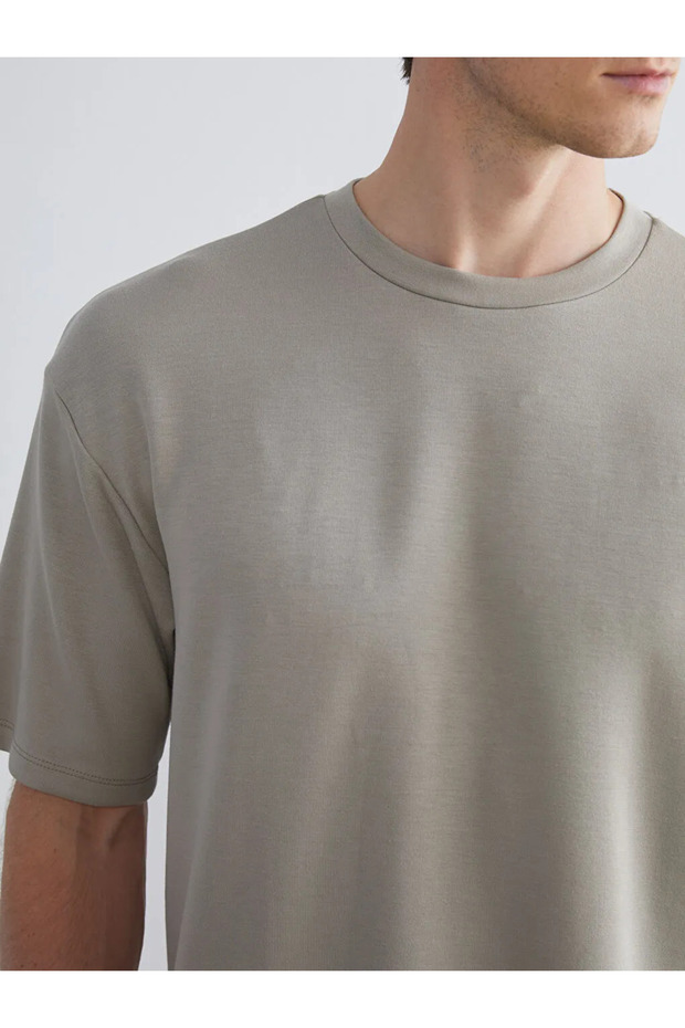 Bisiklet Yaka Erkek Tişört - 7