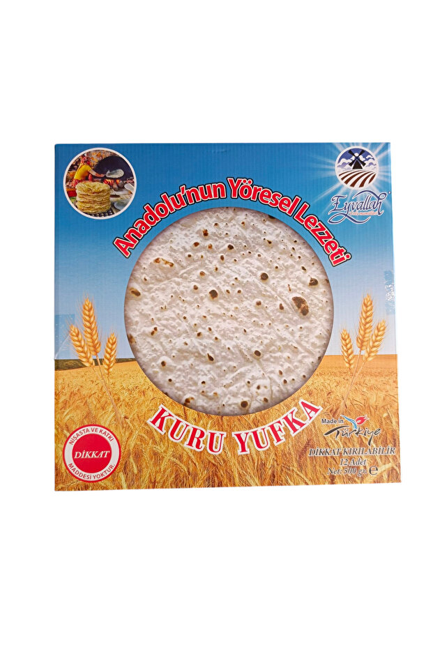 Eyvallah Kuru Yufka (12 adet) 500 gr. - 1