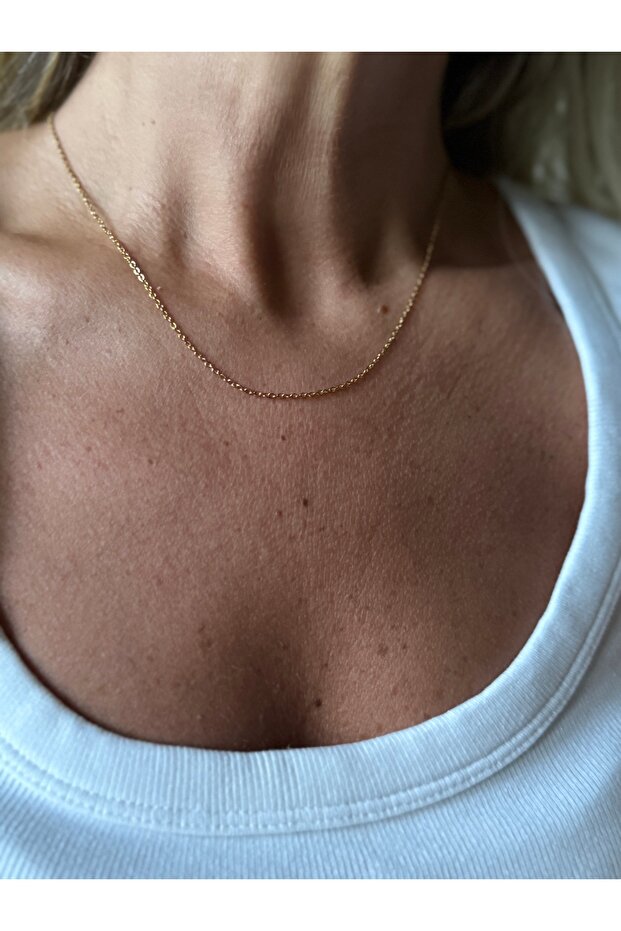 Paslanmaz Çelik Basic Zincir Kolye - 1