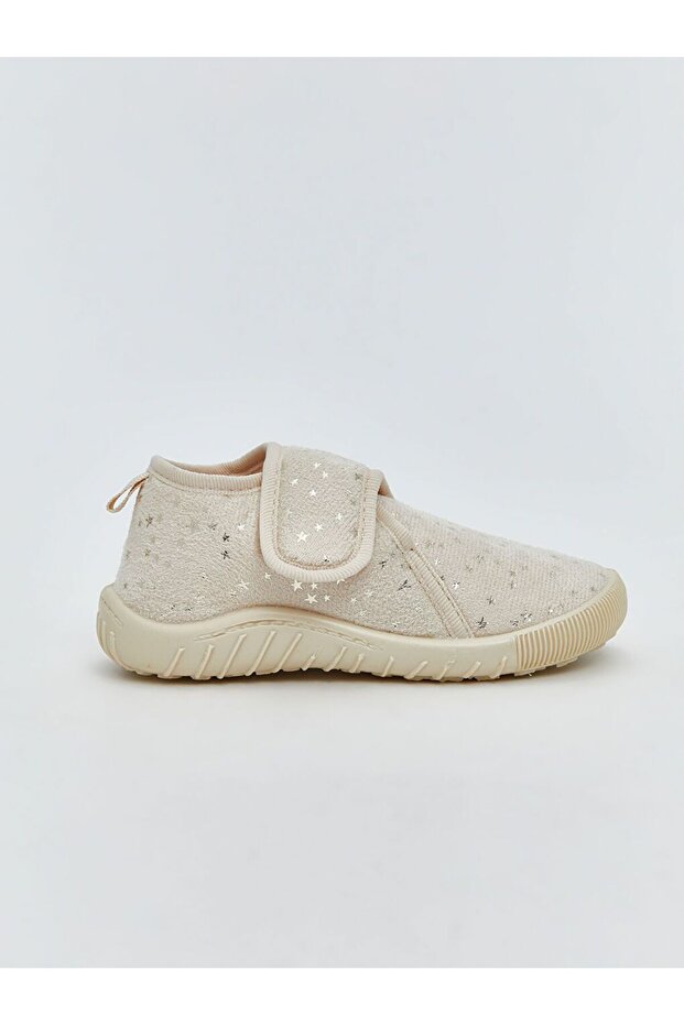 LCW STEPS Yıldız Desenli Kız Bebek Panduf - 2
