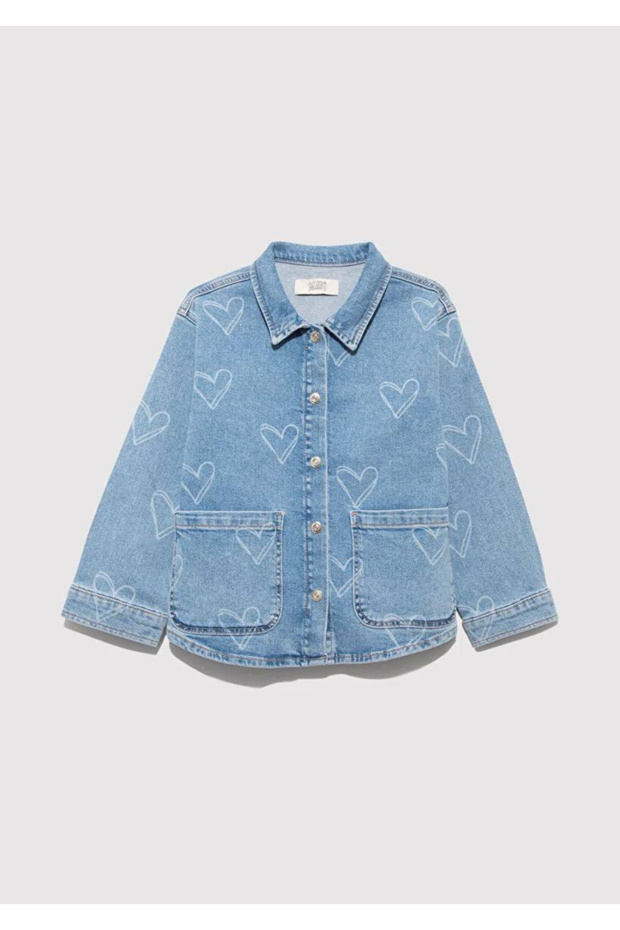 Lulu Lt Heart Laser 90S Girl's Shirt M7210002-89486