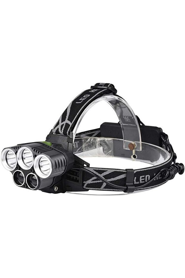 Rechargeable 3500 Lumen 6 Mode Waterproof 5 LED Flashlight with Lithium Ion Battery - 6