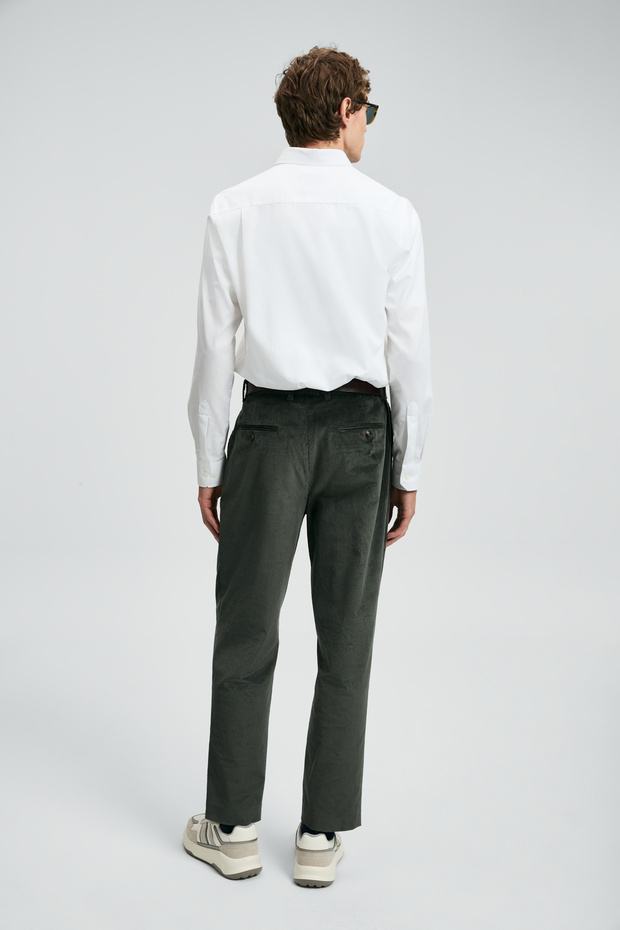 Veran Erkek Basic Gömlek Regular Fit Beyaz - 6