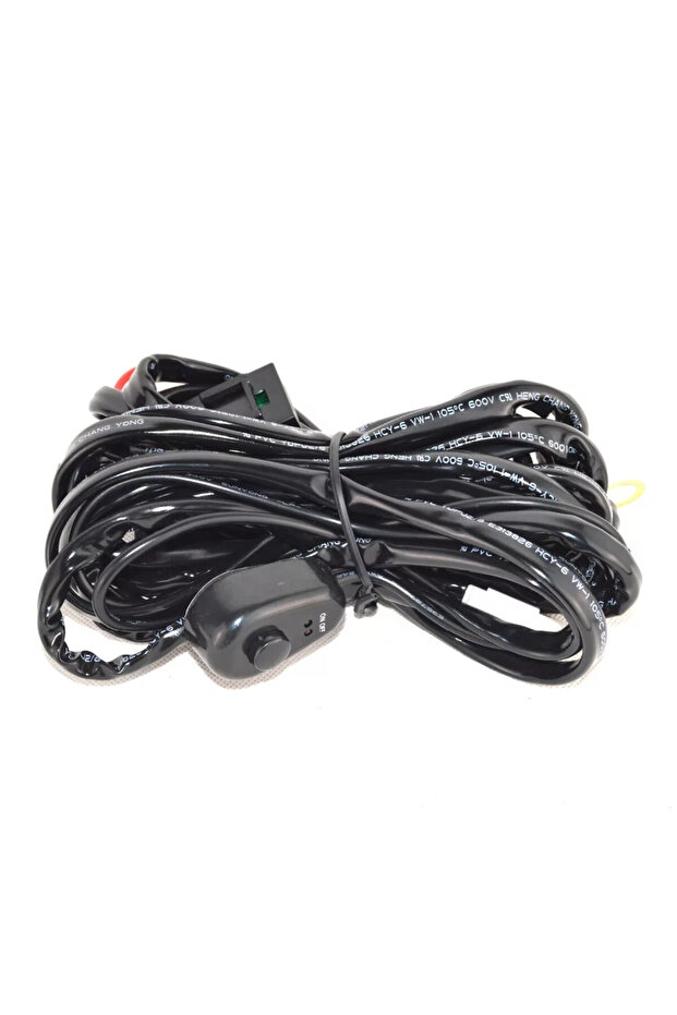 Wiring kit with on/off button and relay for projectors/ledbar - 2